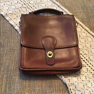 Vintage Coach 3413 Tanned Leather Handbag